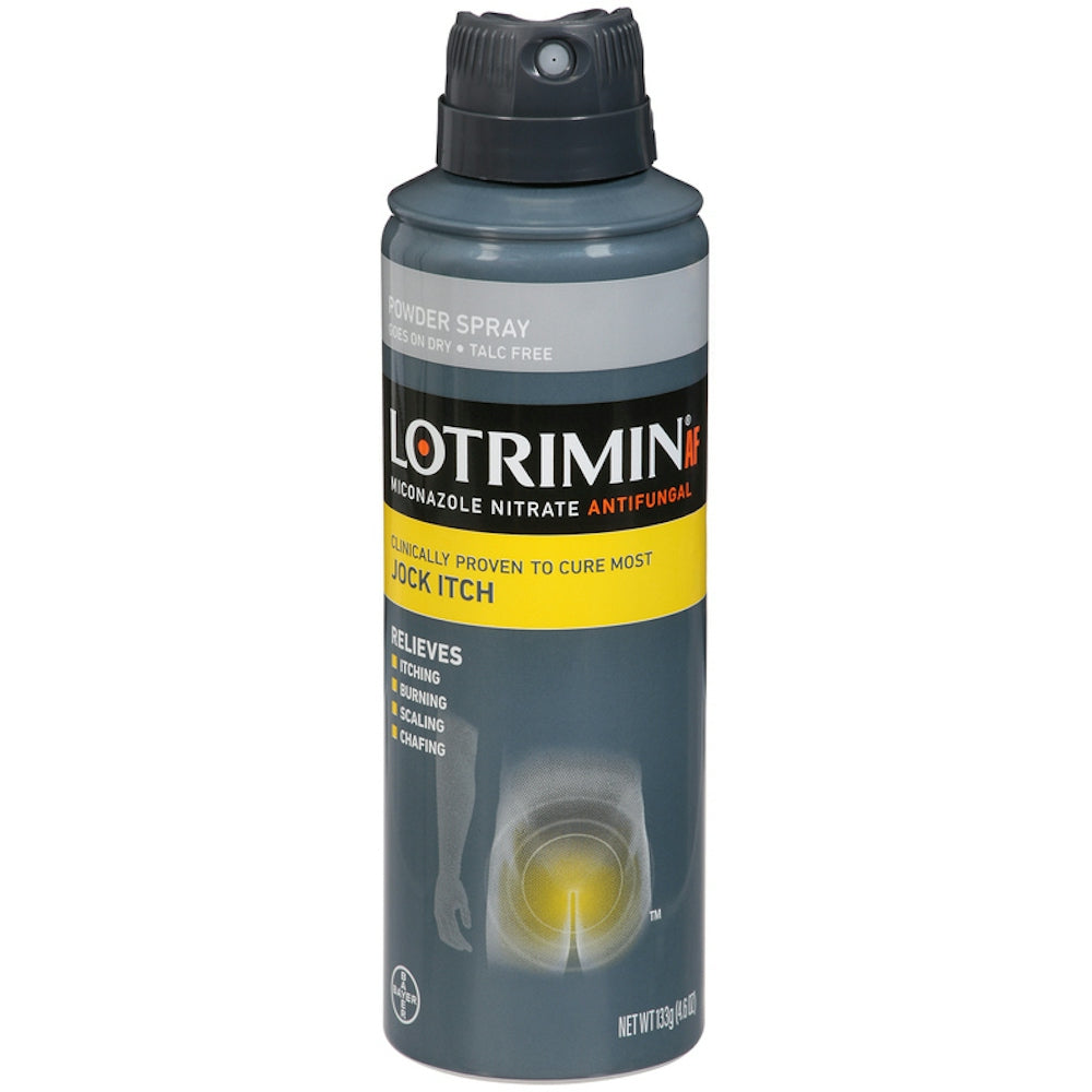 Lotrimin AF Jock Itch Antifungal Powder Spray - Miconazole Nitrate 2%, 4.6 oz Medicine & Drugs Pasteur Pharmacy