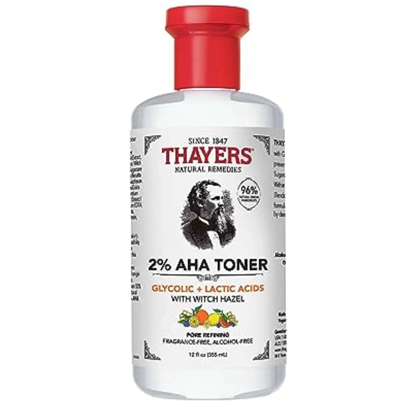 Thayer's Exfoliating 2% AHA Toner 12oz Toners Pasteur Pharmacy