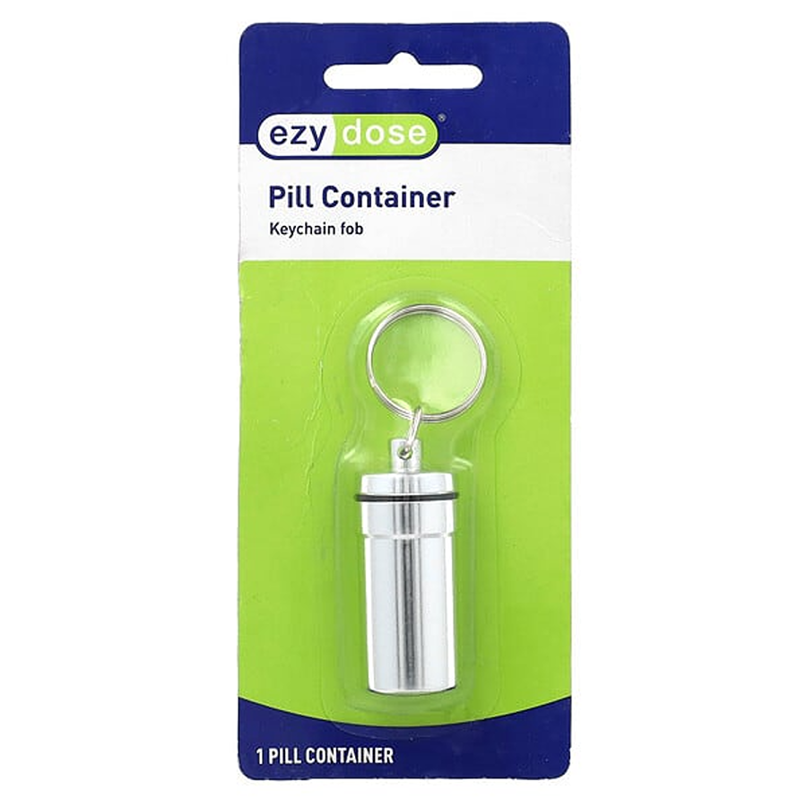 Ezy Dose Pill Container Keychain Fob Health & Beauty Pasteur Pharmacy