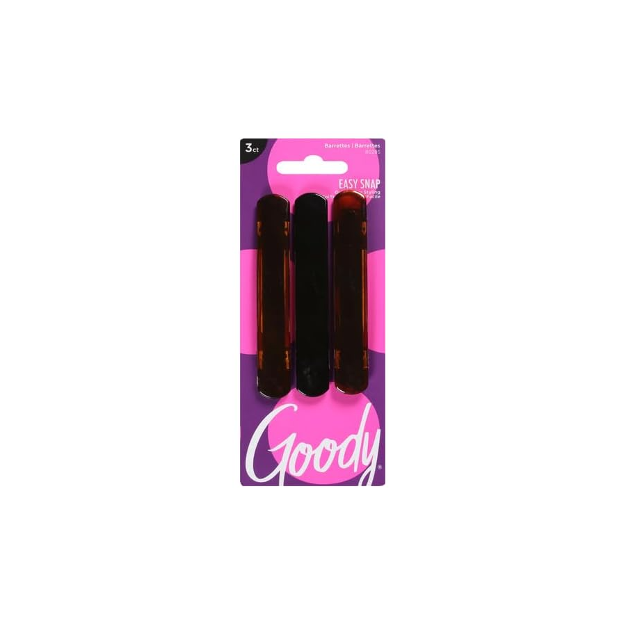 Barrettes Goody, Easy Snap, Autoclasp, Classique, Femmes