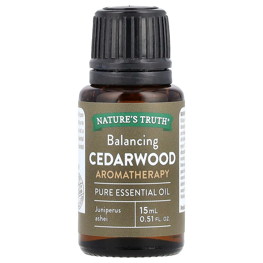 Nature's Truth Essential Oil, Pure, Cedarwood, Balancing 0.51 Fl Oz Cuticle Cream & Oil Pasteur Pharmacy