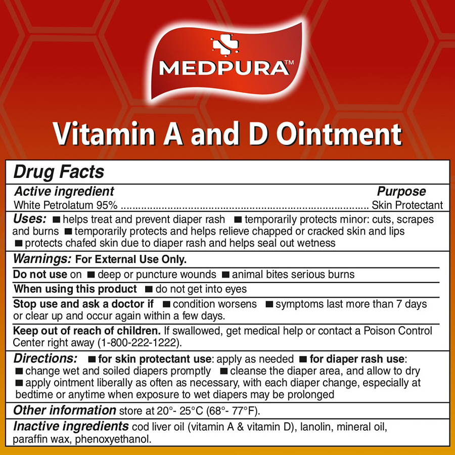 Medpura Oi 95% 113Gm Vita A&D First Aid Pasteur Pharmacy
