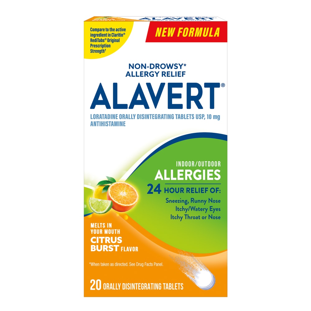 Alavert® Citrus Burst Orally Disintegrating Tablets – 24-Hour Allergy Relief Medicine & Drugs Pasteur Pharmacy