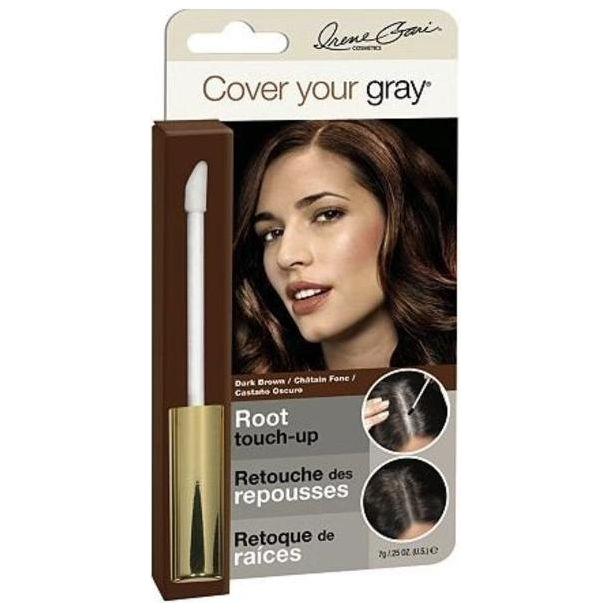 Irene Gari Cover Your Gray Root TouchUp for Women Dark Brown 0.25 oz