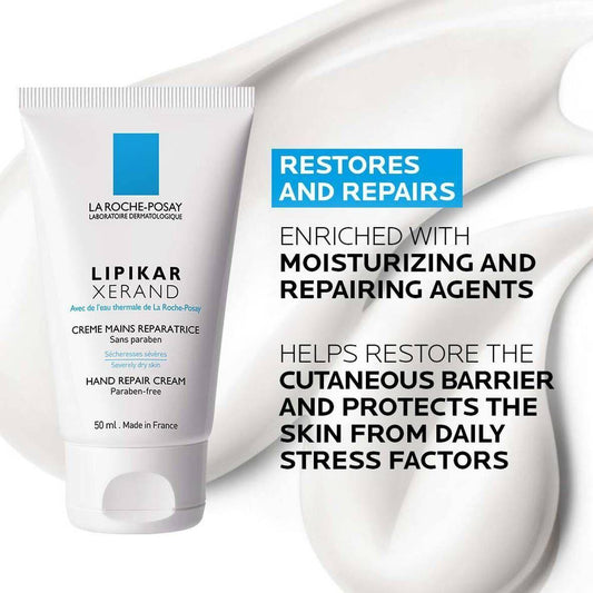 La Roche-Posay Lipikar Xerand Repairing Hand Cream 50 ml Hand Cream Pasteur Pharmacy