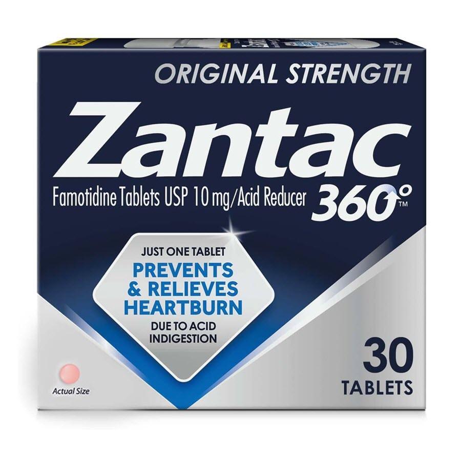Zantac 360 Degrees Tablets 10 Mg Original Strength Acid Reducer