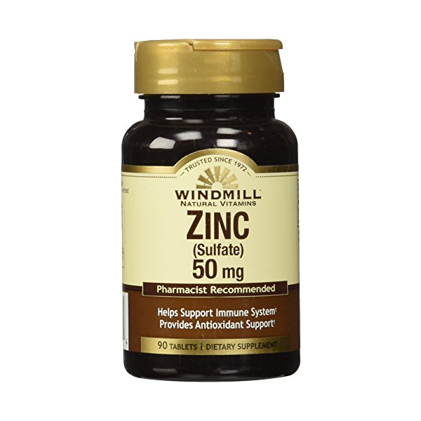 Windmill Natural Source Zinc Sulphate 50 Mg Tablets Vitamins & Supplements Pasteur Pharmacy Default Title