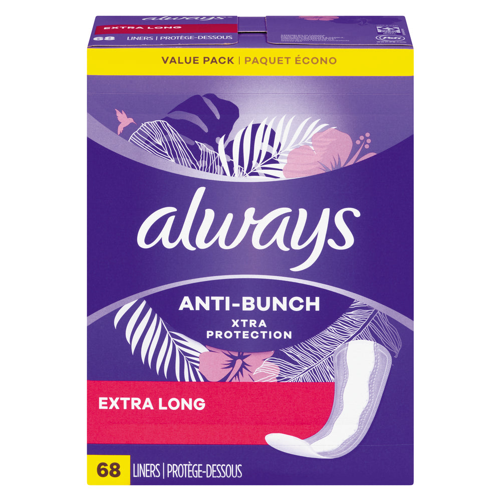 Always Daily Liners, Xtra Protection, Extra Long, Double Pack Health & Beauty Pasteur Pharmacy