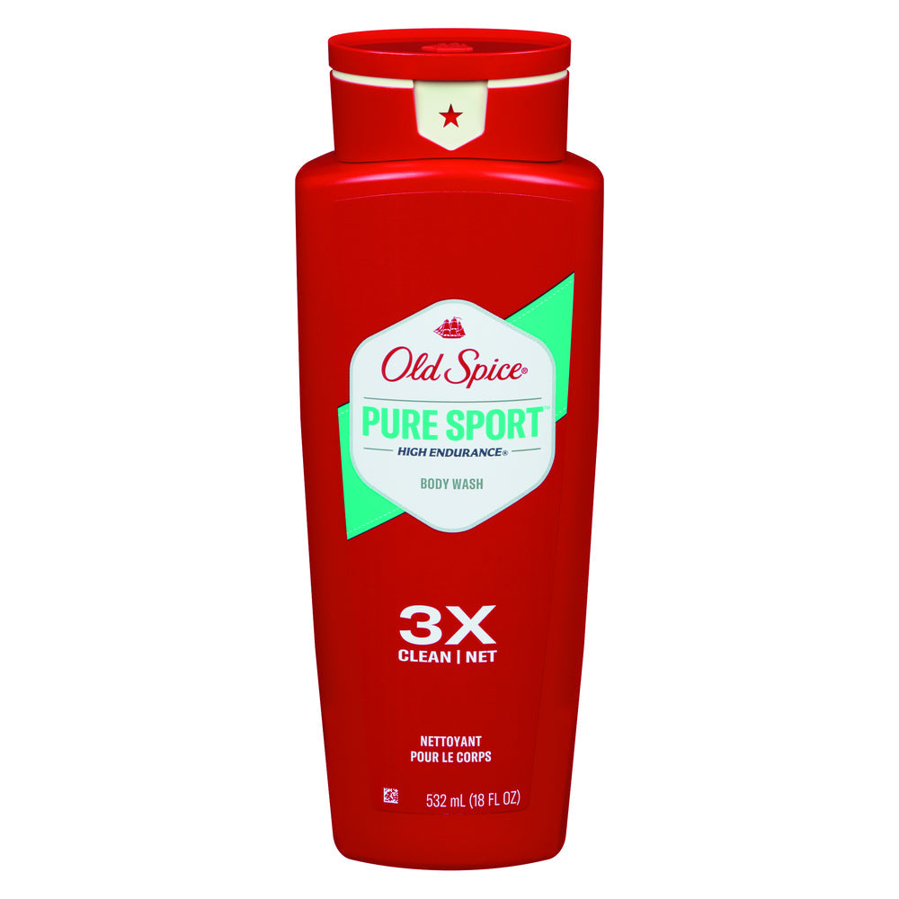 Old Spice High Endurance Pure Sport Scent Body Wash For Men, 18 Fl Oz Body Wash Pasteur Pharmacy