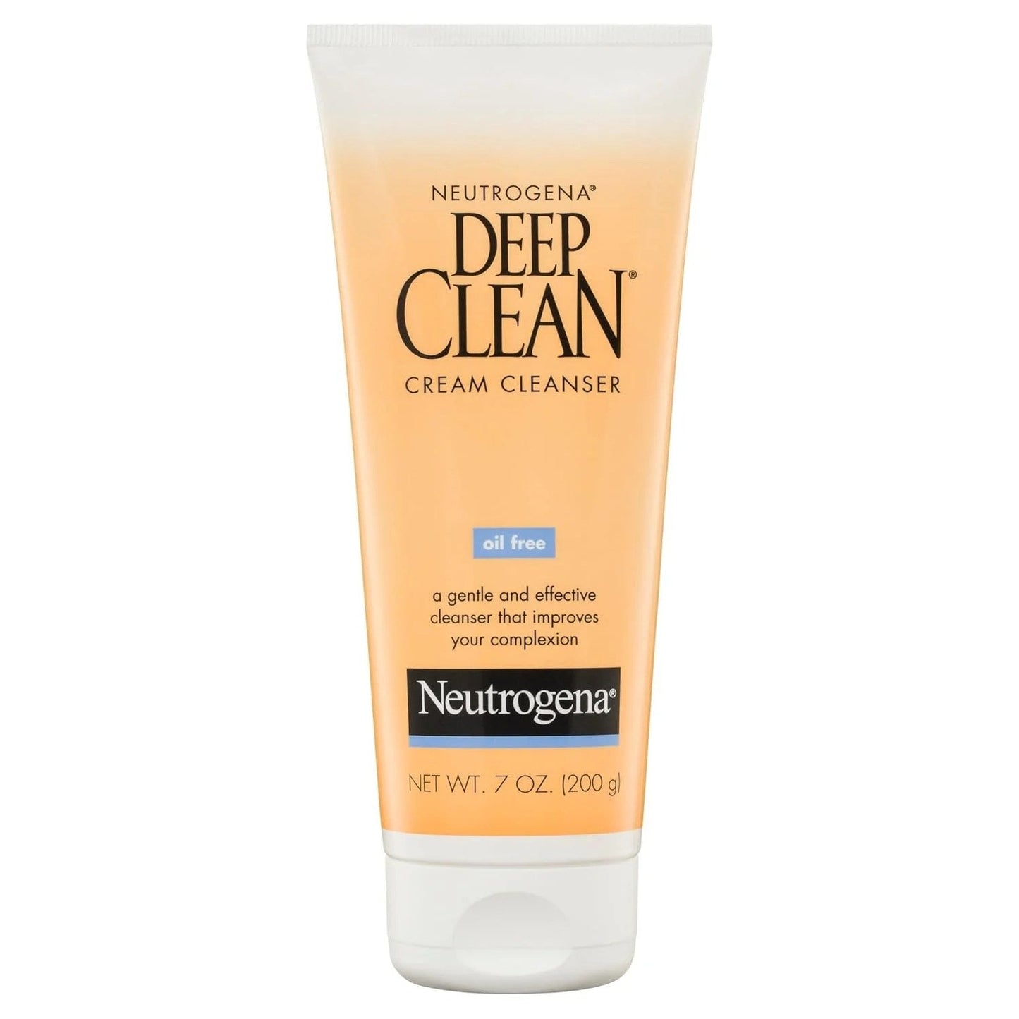 Neutrogena Deep Clean Daily Facial Cream Cleanser With Beta Hydroxy Acid To Remove Dirt, Oil & Makeup, Alcohol-Free, Oil-Free & Non-Comedogenic, 7 Fl. Oz Skin Care Pasteur Pharmacy