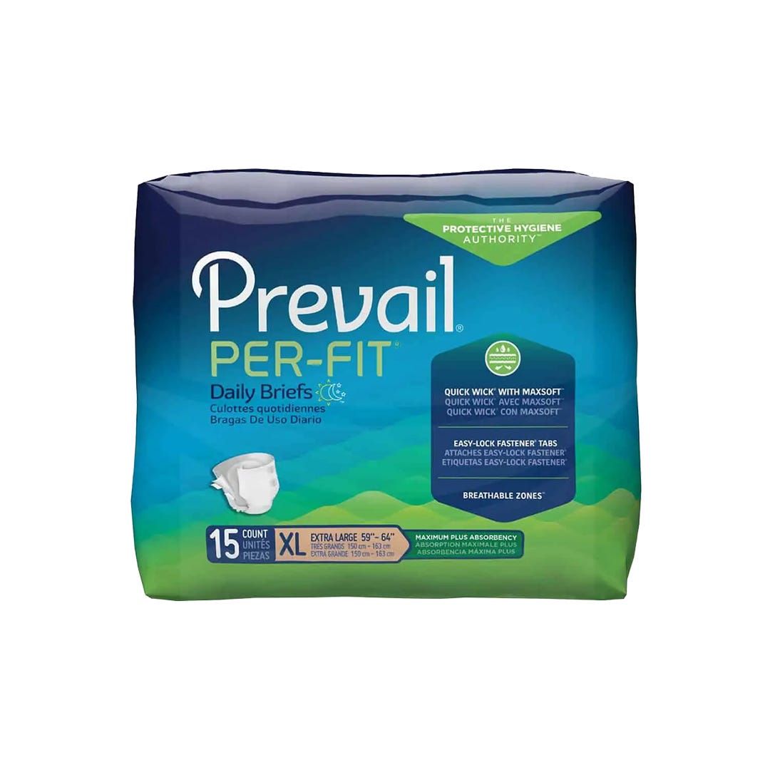 Per-Fit® Maximum Plus Adult Incontinence Briefs – X-Large (Case of 4) Bicycle Shorts & Briefs Pasteur Pharmacy