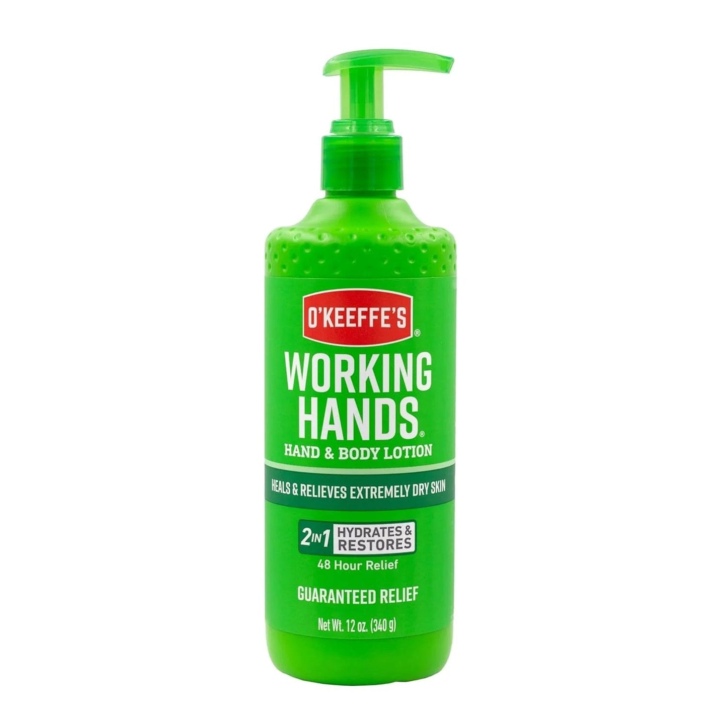 O'Keeffe's Working Hands Hand And Body Lotion 12 Ounce Pump Bottle Lotion & Moisturizer Pasteur Pharmacy