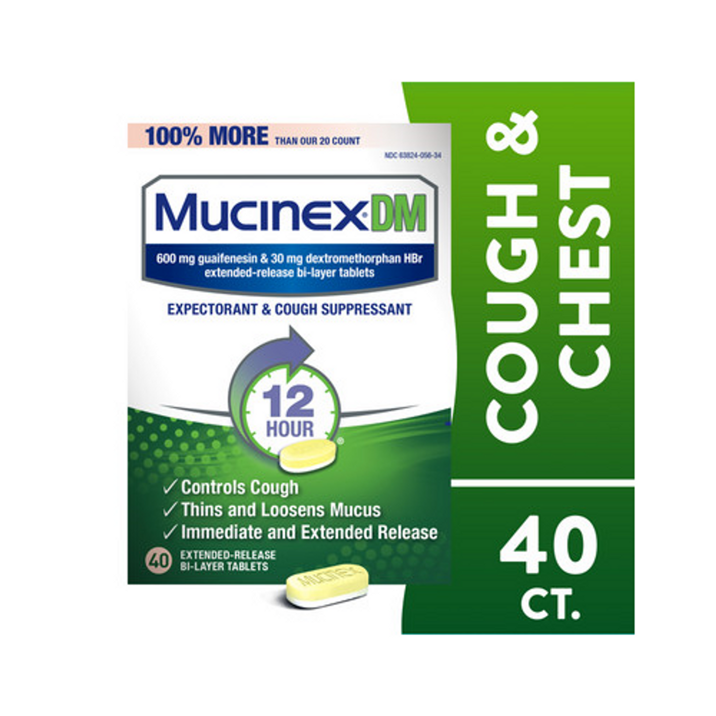 Mucinex® DM Extended-Release Bi-Layer Tablets (600 mg) Health & Beauty Pasteur Pharmacy