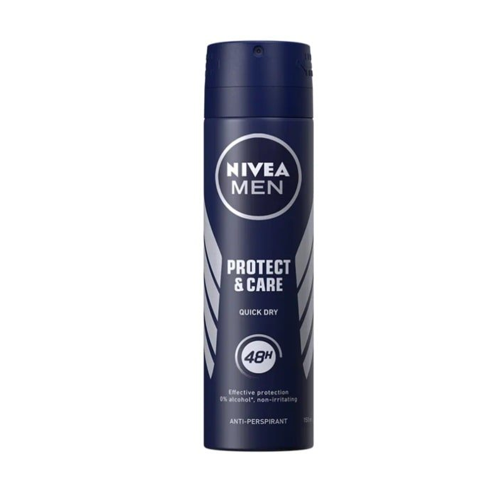 Nivea Men Protect & Care Antiperspirant Deodorant Spray 150 Ml Deodorant Pasteur Pharmacy