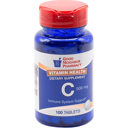 Silver Rod Pharmacy GNP Vitamin C 500 MG - 100 Tablets Vitamins & Supplements Pasteur Pharmacy