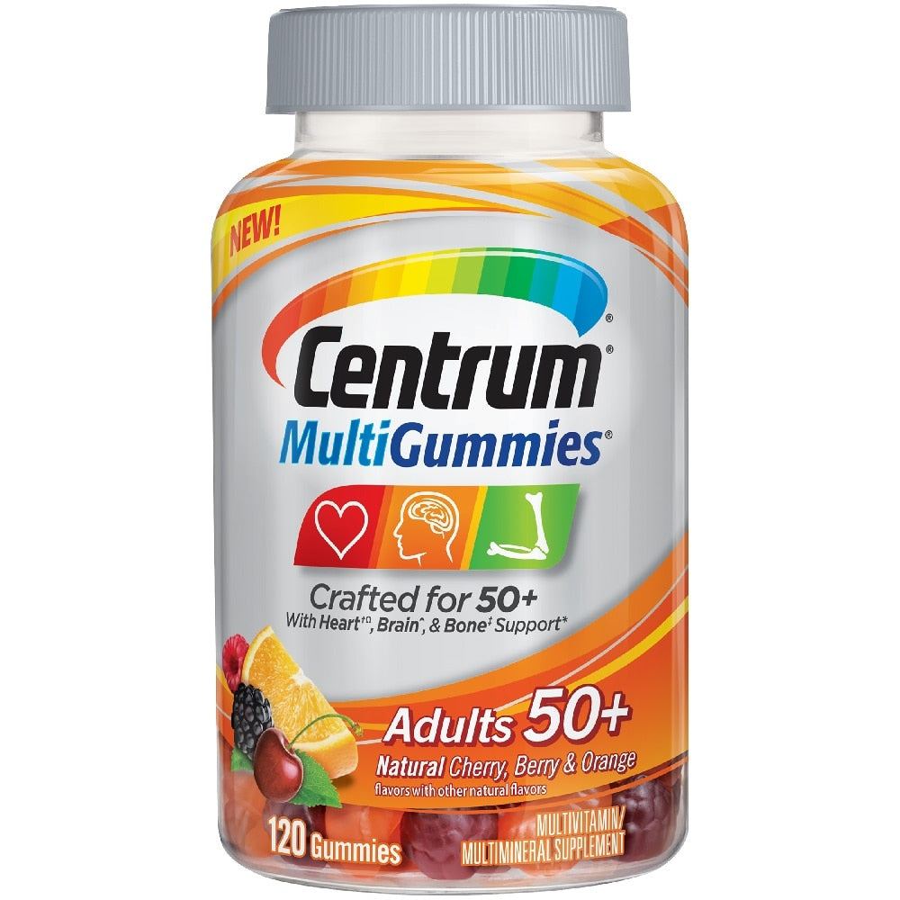 Centrum Adults 50+ Multivitamin Gummies - 120ct