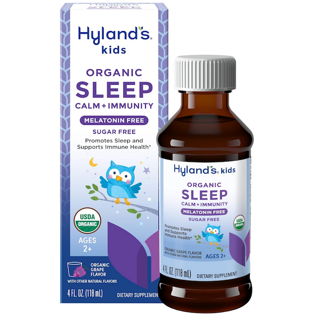 Hyland's Kids Organic Sleep Clam + Immunity Melatonin Free Liquid Snoring & Sleep Apnea Aids Pasteur Pharmacy