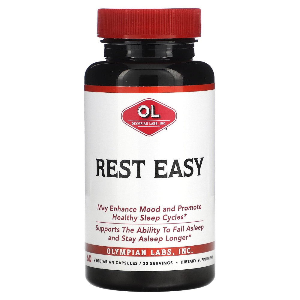 Olympian Labs Rest Easy, 60 Vegetarian Capsules Health & Beauty Pasteur Pharmacy