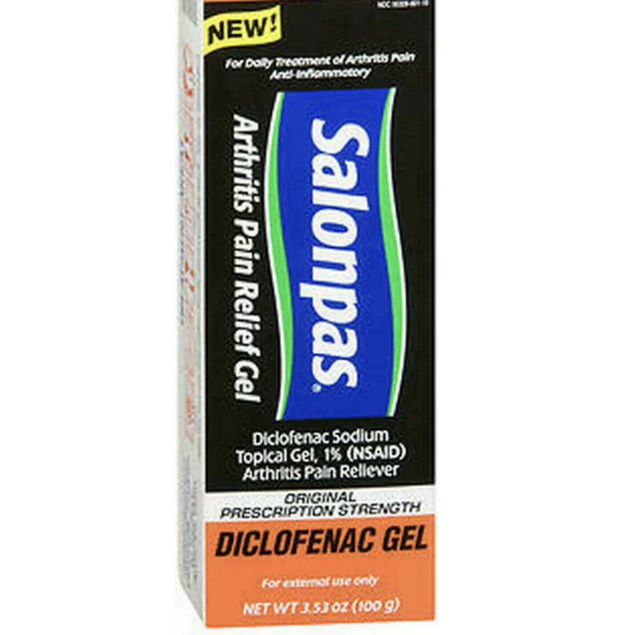 Salonpas Original Prescription Strength Diclofenac Arthritis Pain Relief Gel 3.53 Oz Health & Beauty Pasteur Pharmacy