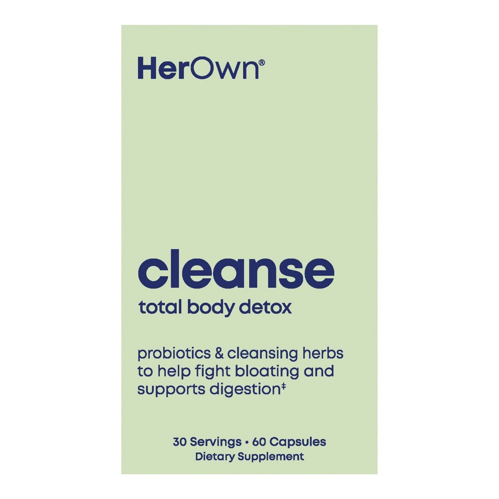 Her Own Cleanse - Gentle Detox & Gut Health - 60 Capsules Vitamins & Supplements Pasteur Pharmacy