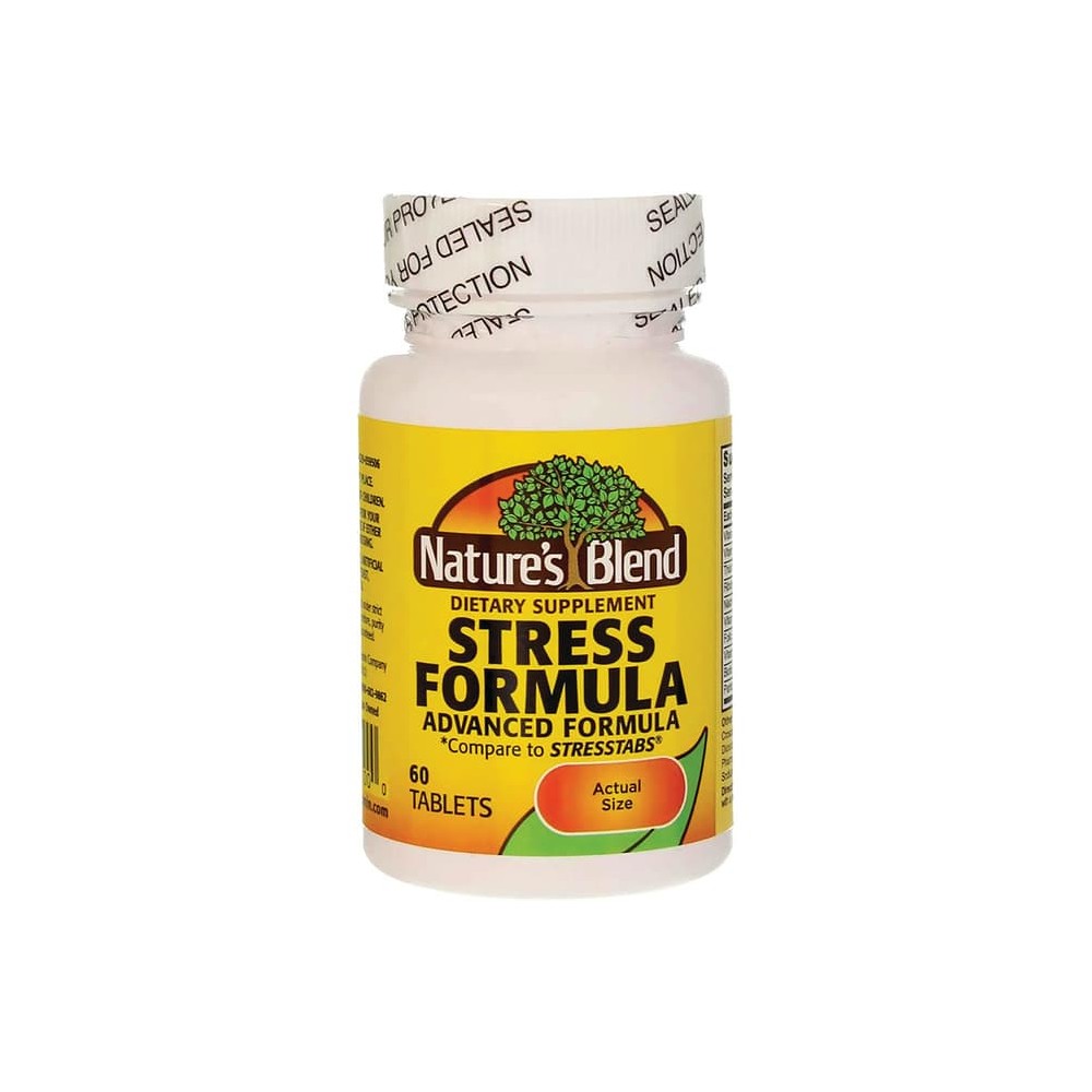 Nature's Blend® Stress Formula – High Potency B-Complex (60 Tablets) Vitamins & Supplements Pasteur Pharmacy