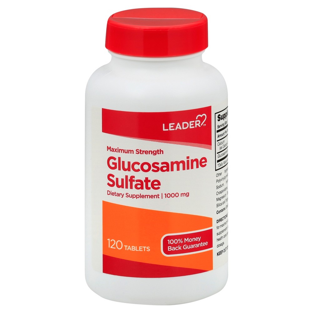 Leader(Tm) Maximum Strength Glucosamine Sulfate Tablets 120Ct Vitamins & Supplements Pasteur Pharmacy