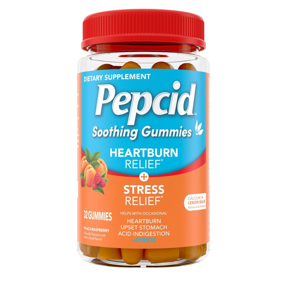 Pepcid Soothing Gummies Heartburn Relief + Stress Relief Health & Beauty Pasteur Pharmacy