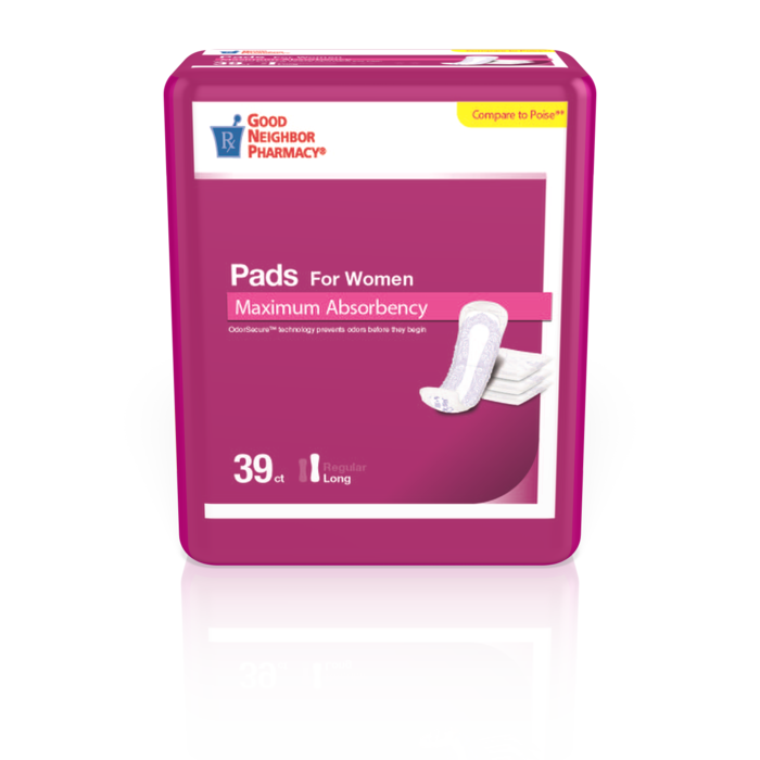 Good Neighbor Pharmacy Bladder Pads For Women Maximum Absorbency 4x39ct Skateboarding Pads Pasteur Pharmacy