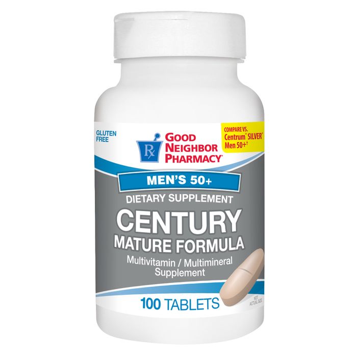 Good Neighbor Pharmacy Century Mature Men 50+ Tablets 100ct Mature Pasteur Pharmacy