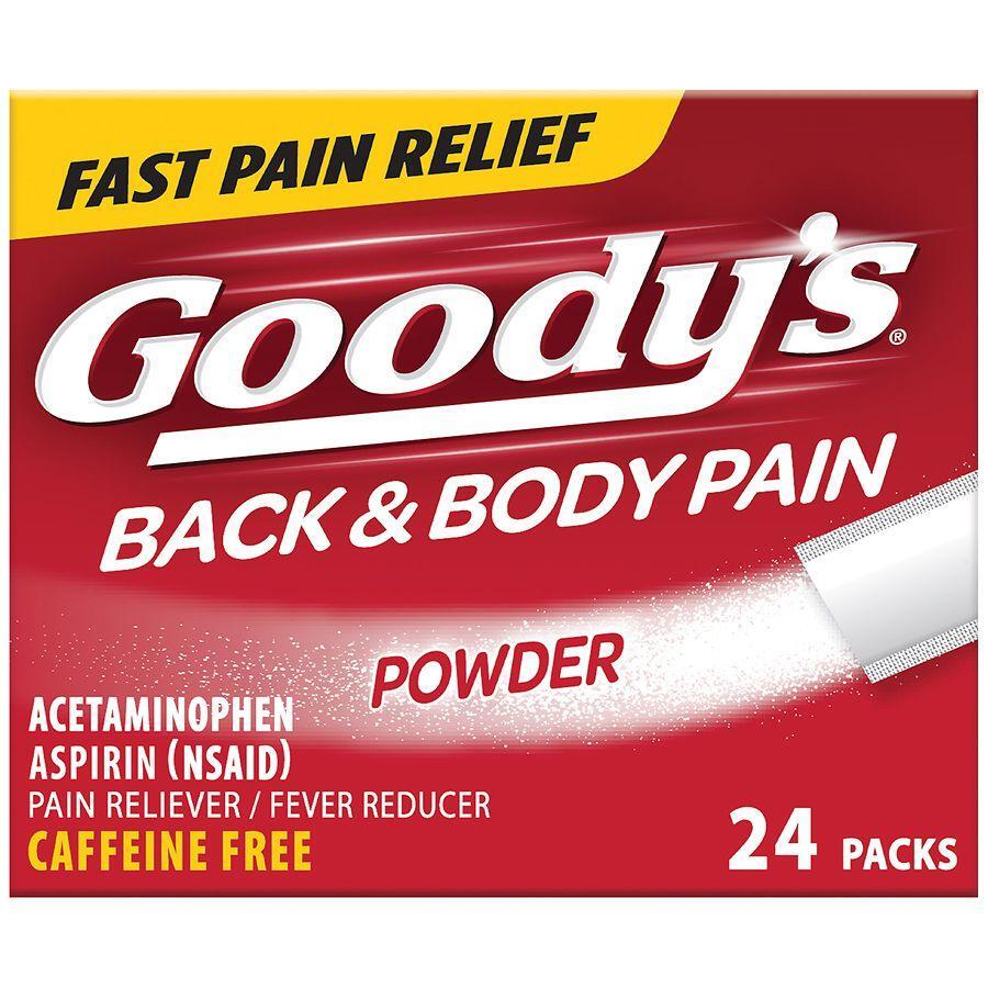 Goody's Caffeine Free Powder Stick Packs Back & Body Pain Health & Beauty Pasteur Pharmacy