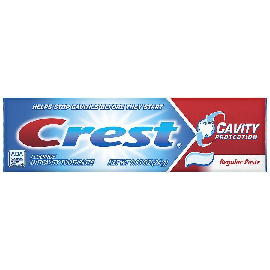 Crest Toothpaste, Cavity Protection, Regular Paste 0.85 Oz Toothpaste Pasteur Pharmacy