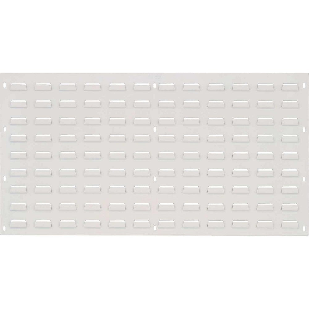 Quantum Storage Systems 36 In. White Louvered Panel Rack Oyster Storage & Organization Pasteur Pharmacy