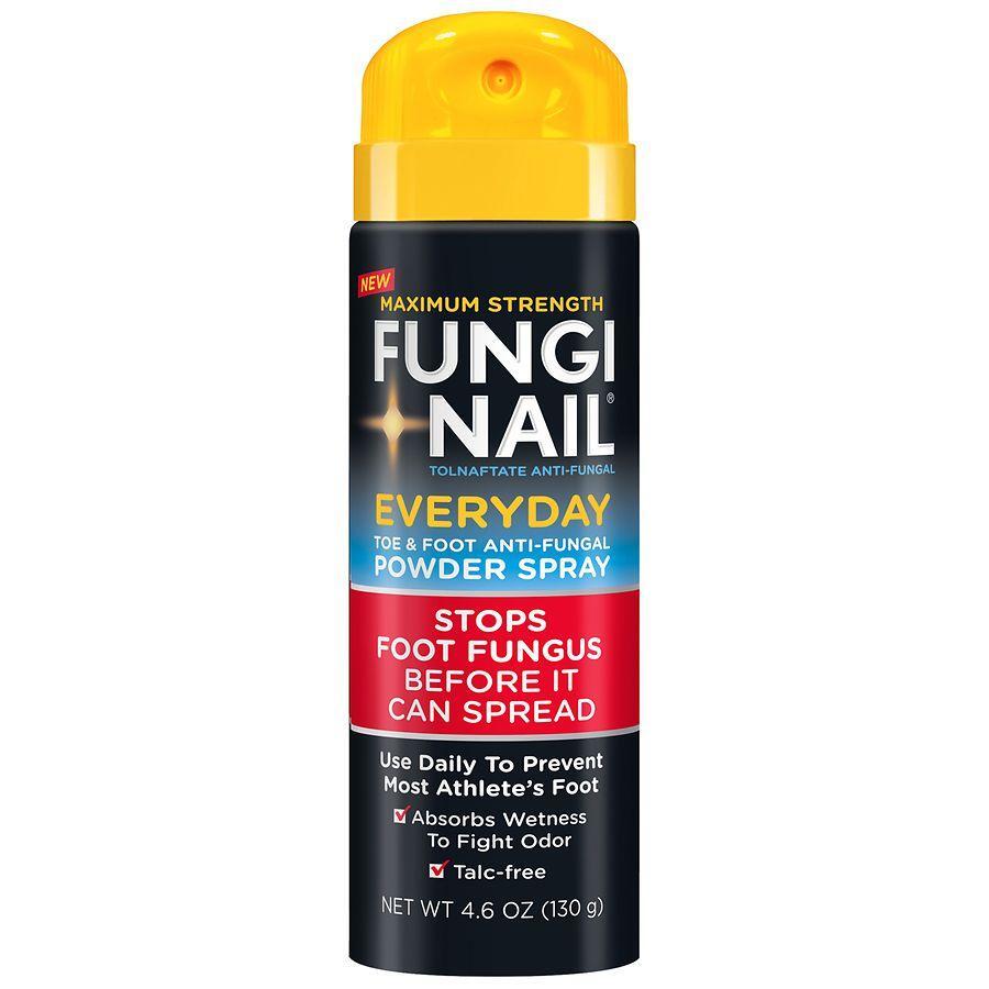Fungi-Nail Everyday Antifungal Powder Spray, 4.6 oz – Tolnaftate 1% Treatment Foot Care Pasteur Pharmacy