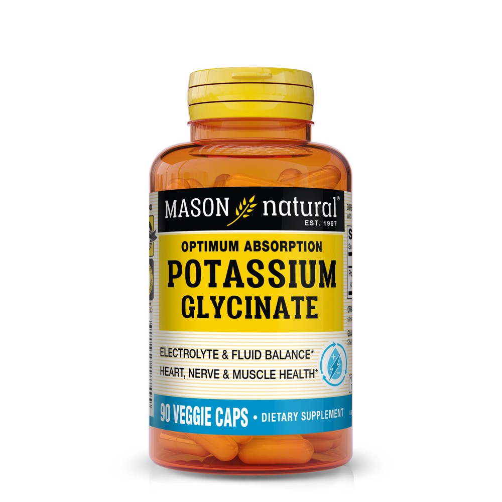 Mason Natural Naturals Potassium Glycinate Veggie Multivitamin Capsules - 90ct Vitamins & Supplements Pasteur Pharmacy