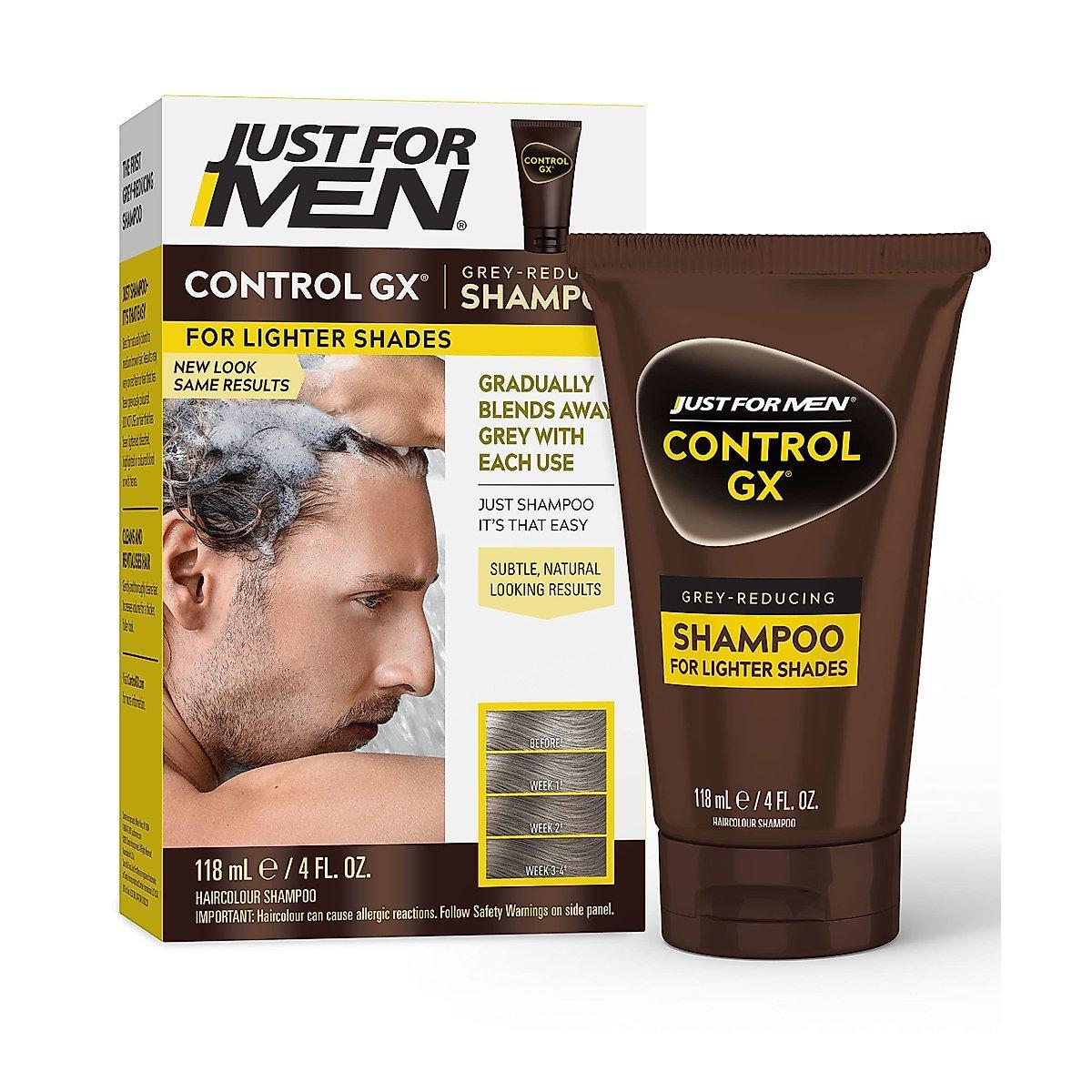 Just For Men Control GX Light Shades Shampoo - 4 Fl Oz Shampoo Pasteur Pharmacy