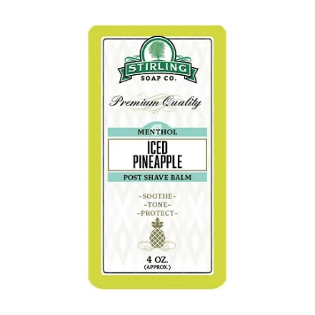 Stirling Soap Co. Iced Pineapple Shaving Collection Shaving Set Pasteur Pharmacy Post Shave Balm 4oz