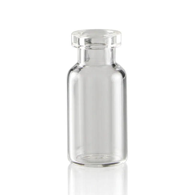 MEDISCA 2 mL Clear Type I Borosilicate Glass Serum Vials, 13 mm Crimp Finish (Case of 608) Science & Laboratory Pasteur Pharmacy