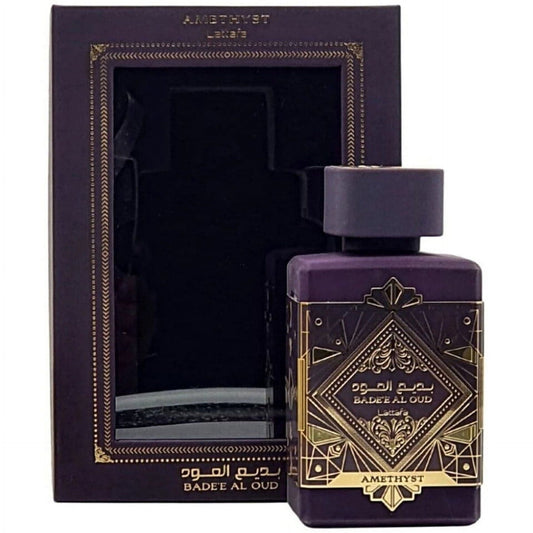 Lattafa Badee Al Oud Amethyst Eau de Parfum Unisex Perfume Spray, 100 ml