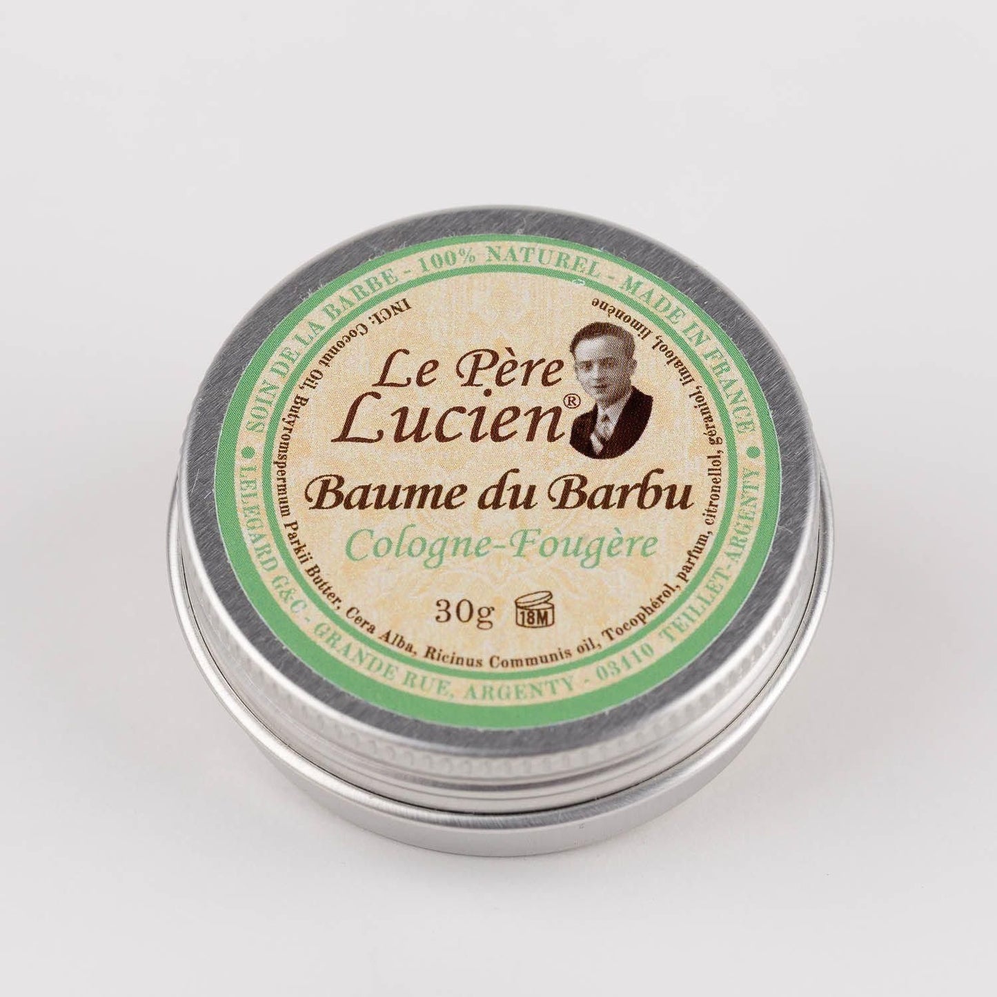 Le Pere Lucien Cologne Fougere Natural Beard Balm 30g Beard Balm Pasteur Pharmacy