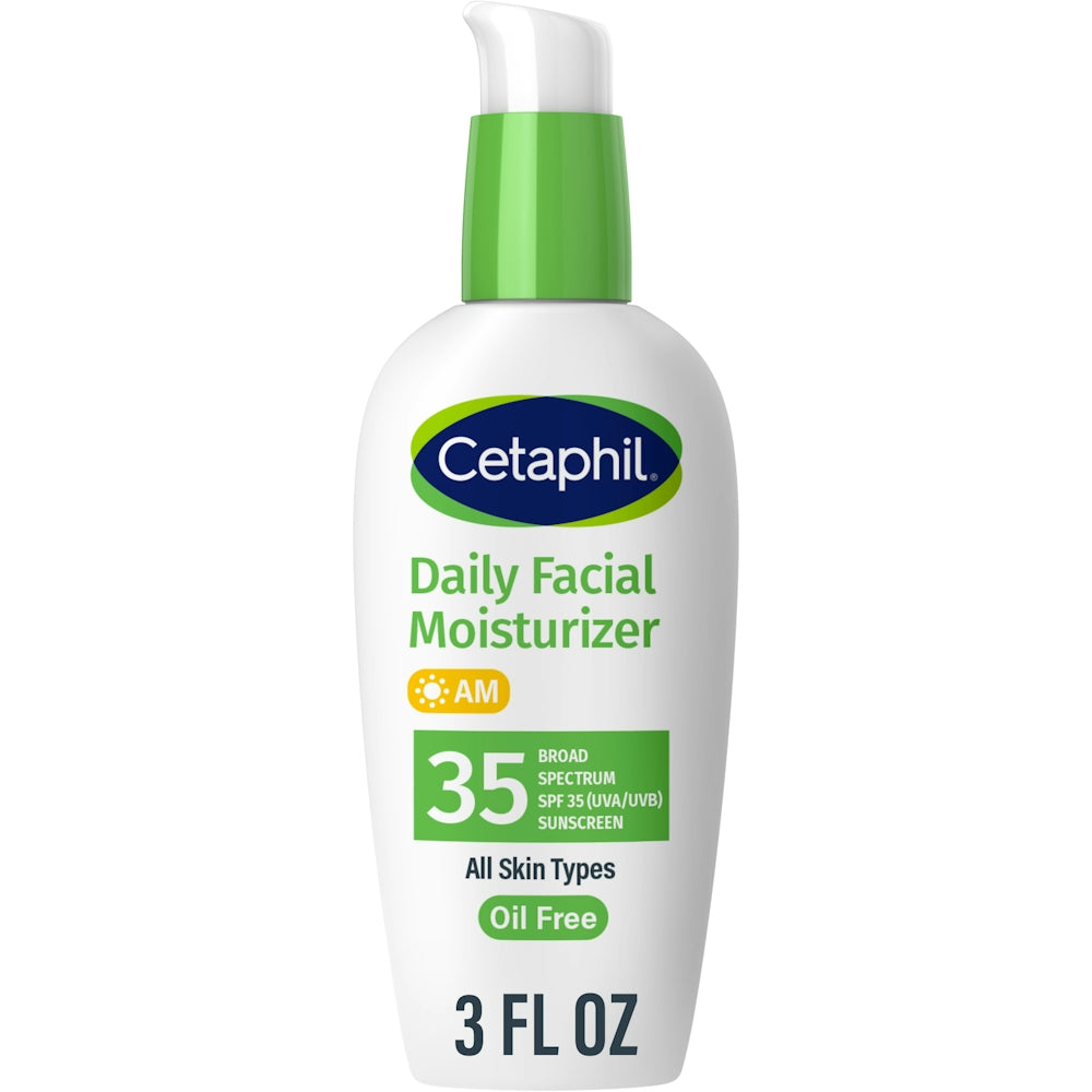 Cetaphil Daily Facial Moisturizer SPF 35 - Oil-Free Lotion, 3 fl oz Face Moisturizer Pasteur Pharmacy