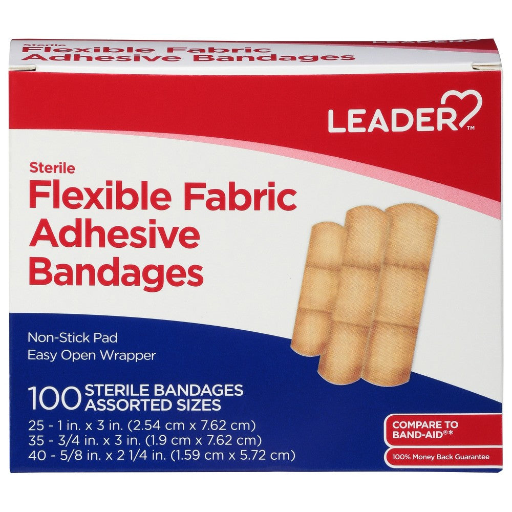 The Leader Flexible Fabric Adhesive Bandages Medical Tape & Bandages Pasteur Pharmacy