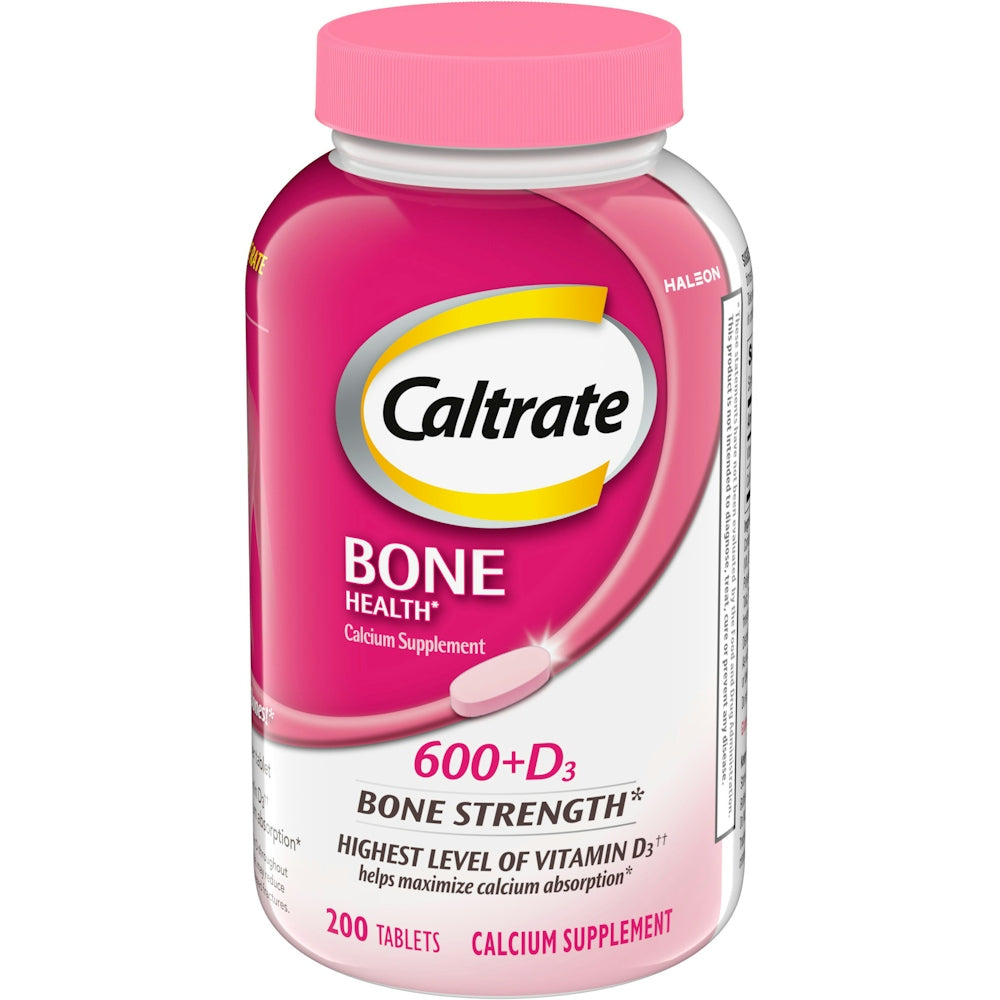 Caltrate Bone Health 600Mg Plus D3 Tablets 200Ct Vitamins & Supplements Pasteur Pharmacy