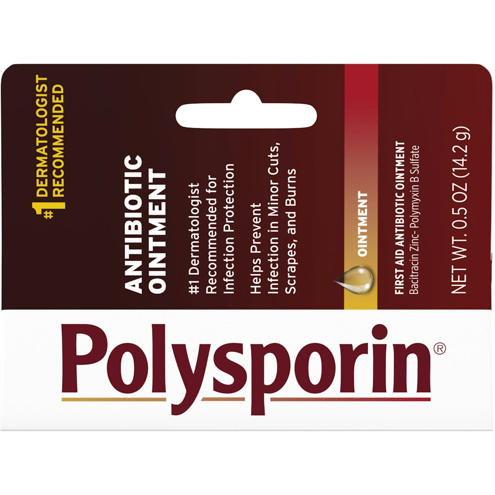 Polysporin Antibiotic Ointment 0.5 Oz First Aid Pasteur Pharmacy