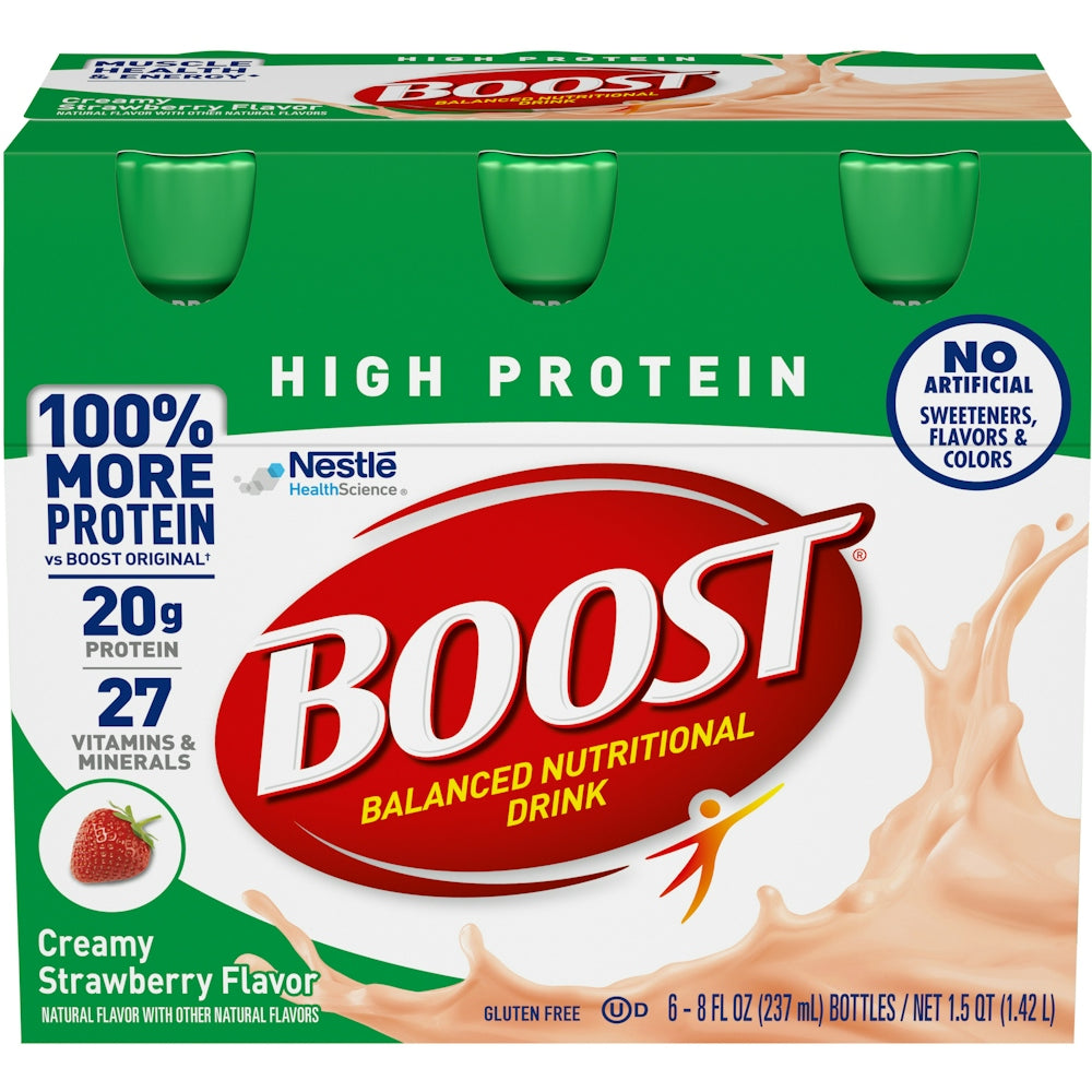 Boost High Protein Creamy Strawberry Complete Nutritional Drink Fitness & Nutrition Pasteur Pharmacy