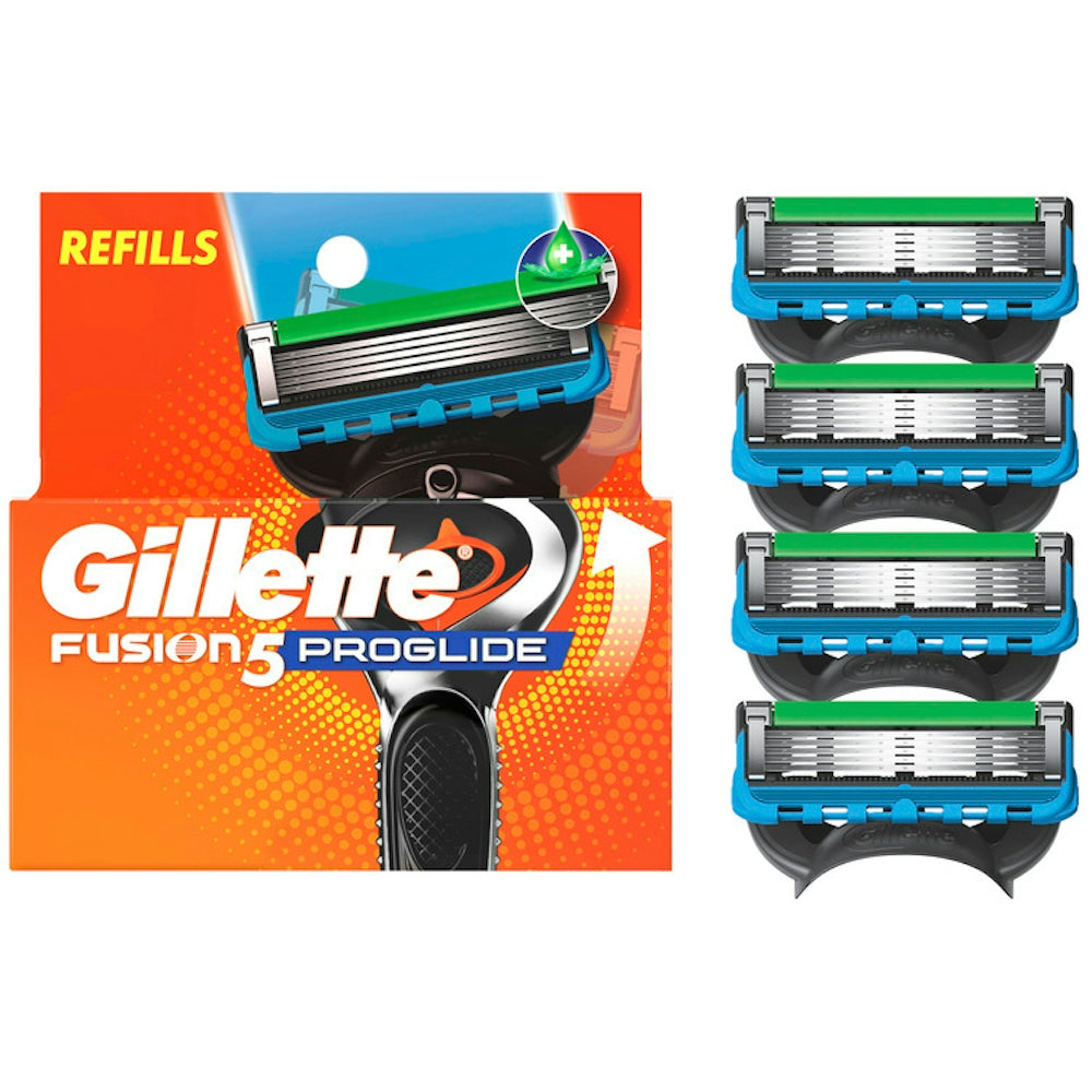 Gillette Fusion5 Pro Glide Razor Blades For Men, 4 Blade Refills Shaving & Grooming Pasteur Pharmacy