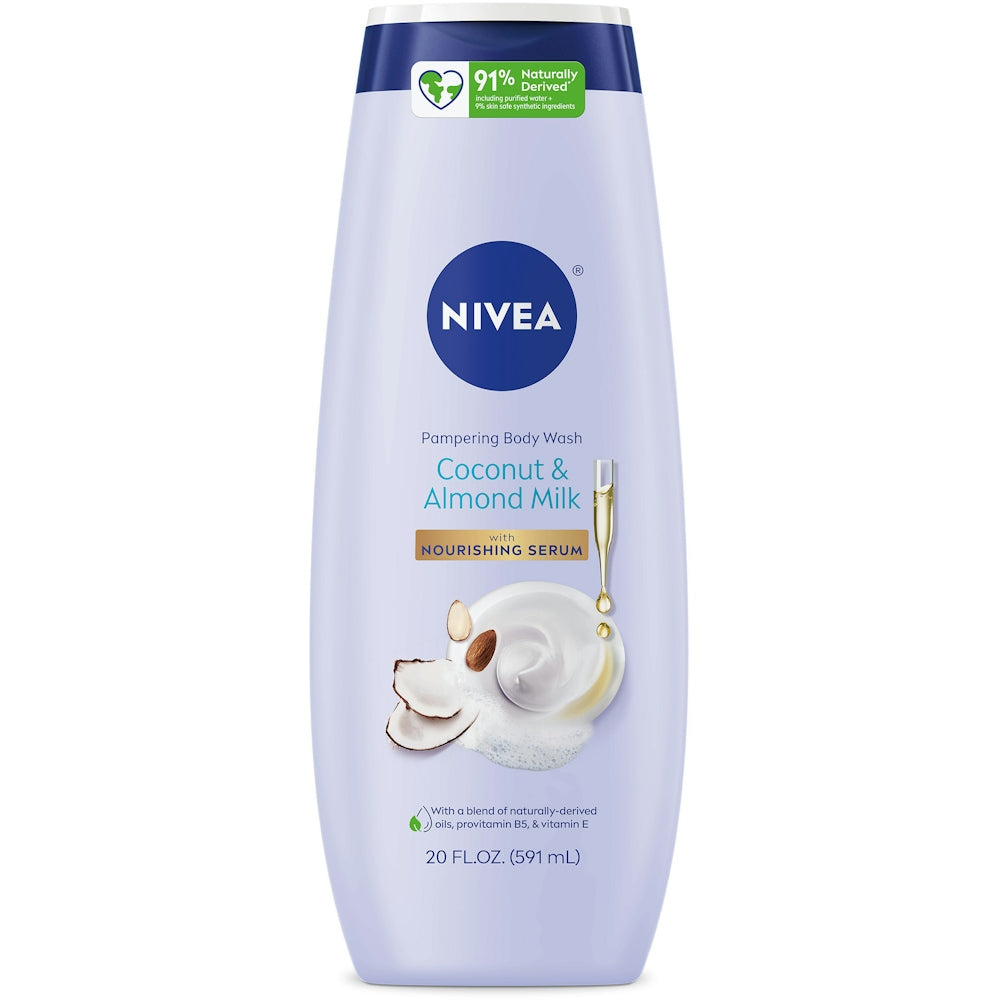 Nivea Coconut & Almond Milk Pampering Body Wash 20 Fl Oz Body Wash Pasteur Pharmacy