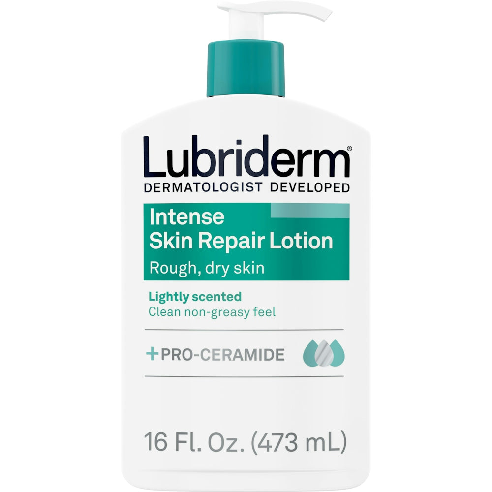 Lubriderm Intense Skin Repair Lotion with Pro-Ceramide & Vitamin E - 16 fl oz Pump Lotion & Moisturizer Pasteur Pharmacy