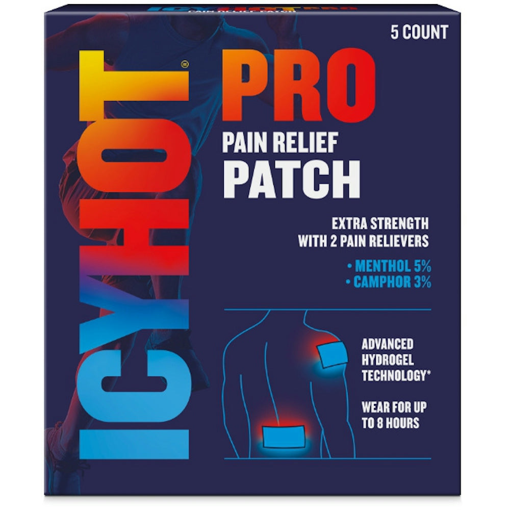 Icy Hot Pro Pain Relief, Extra Strength, Patch Appliques & Patches Pasteur Pharmacy