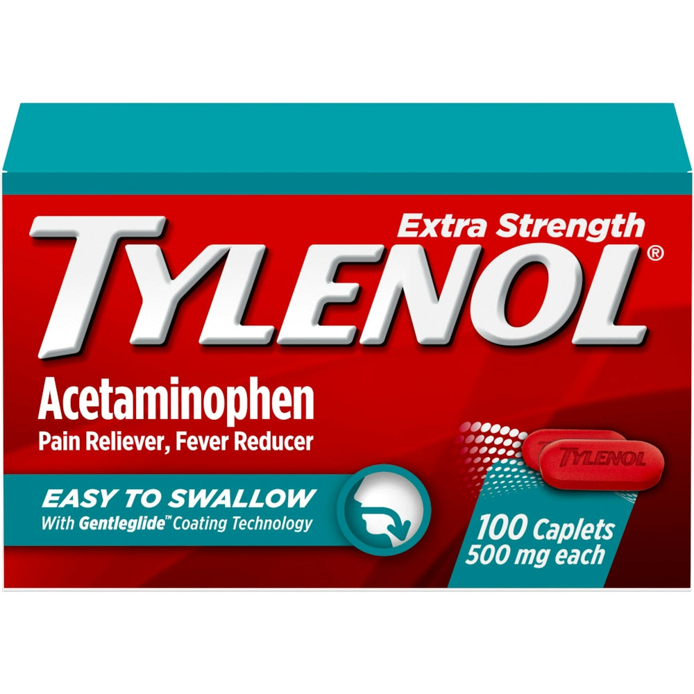 Tylenol Extra Strength Rapid Release Gels, 500mg Acetaminophen, 100 ct Medicine & Drugs Pasteur Pharmacy