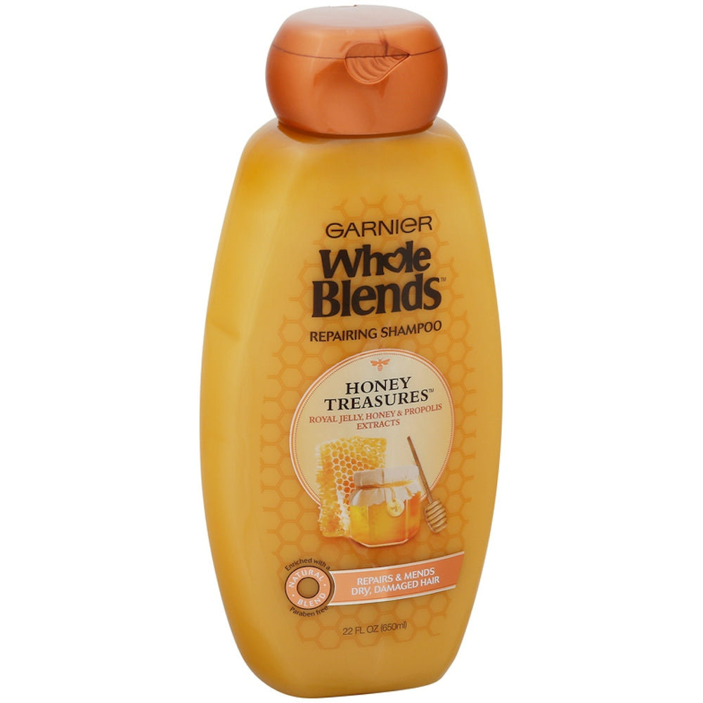 Garnier Whole Blends Honey Treasures Shampoo For Damaged Hair - 650 mL Shampoo Pasteur Pharmacy